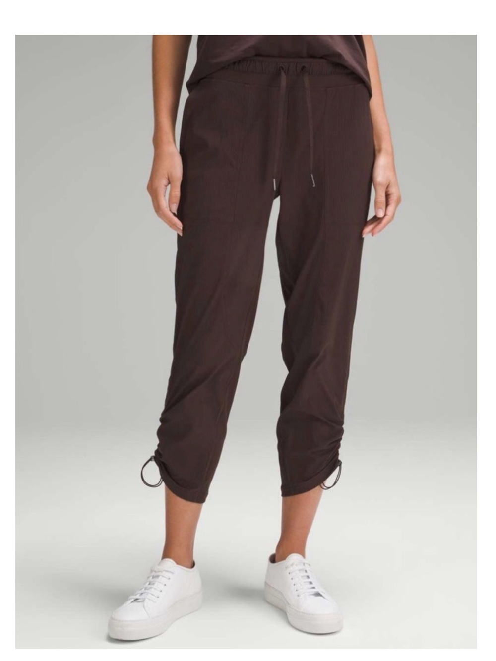 Lululemon Dance Studio Crop *25" Size 10 espresso brown